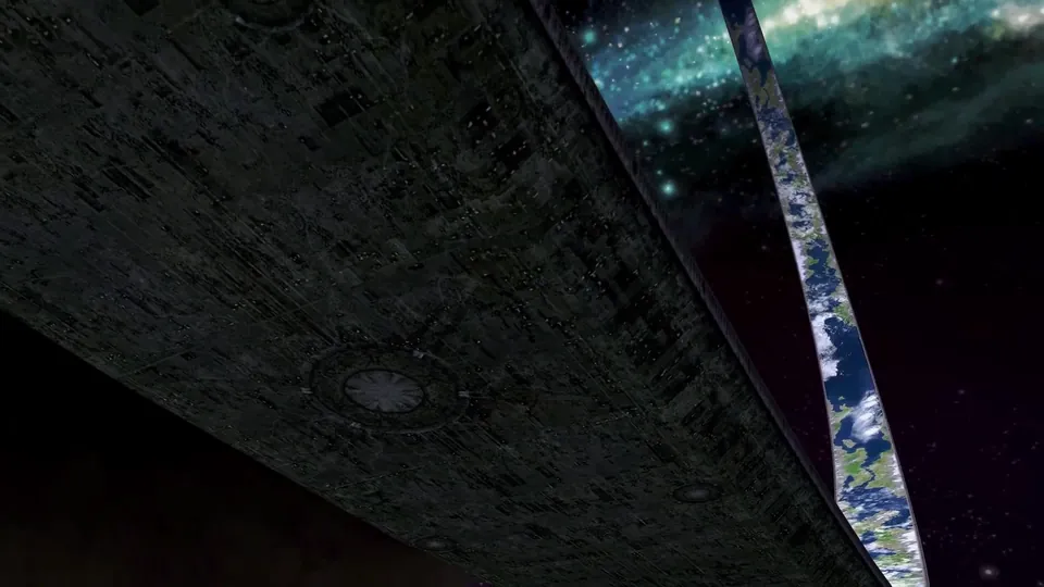 Anel de Halo na imagem de fundo do launcher de Mitchell Hynes