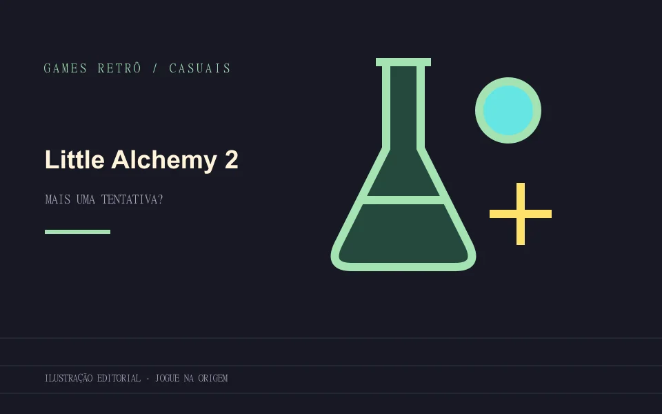 Ilustração editorial de Little Alchemy 2