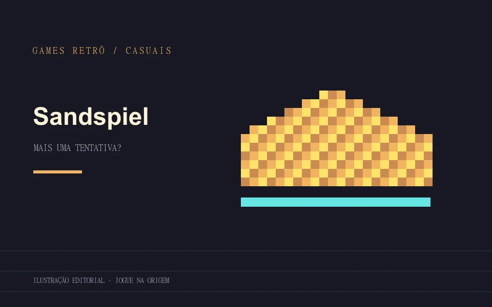 Ilustração editorial de Sandspiel