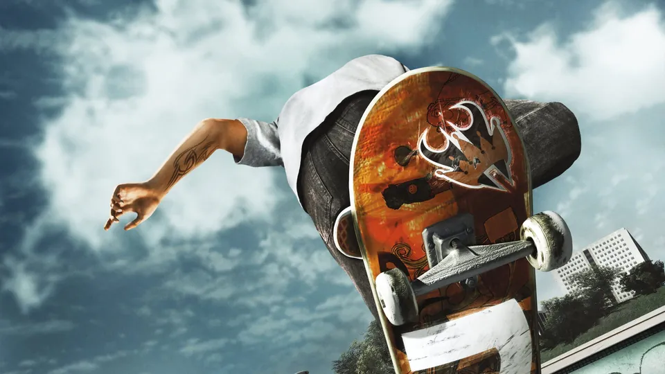Arte promocional de Skate 3 publicada pela Electronic Arts